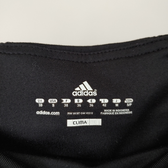 Adidas Crop Capri Pants Black Size Small Yoga Pants - Picture 9 of 9